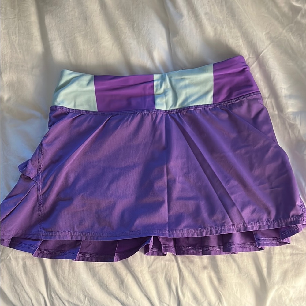 Lululemon Athletica Purple and Light Blue Skirt